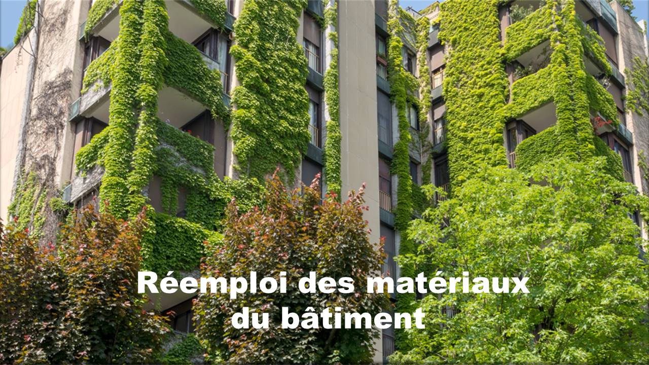 Réemploi des matériaux du bâtiment